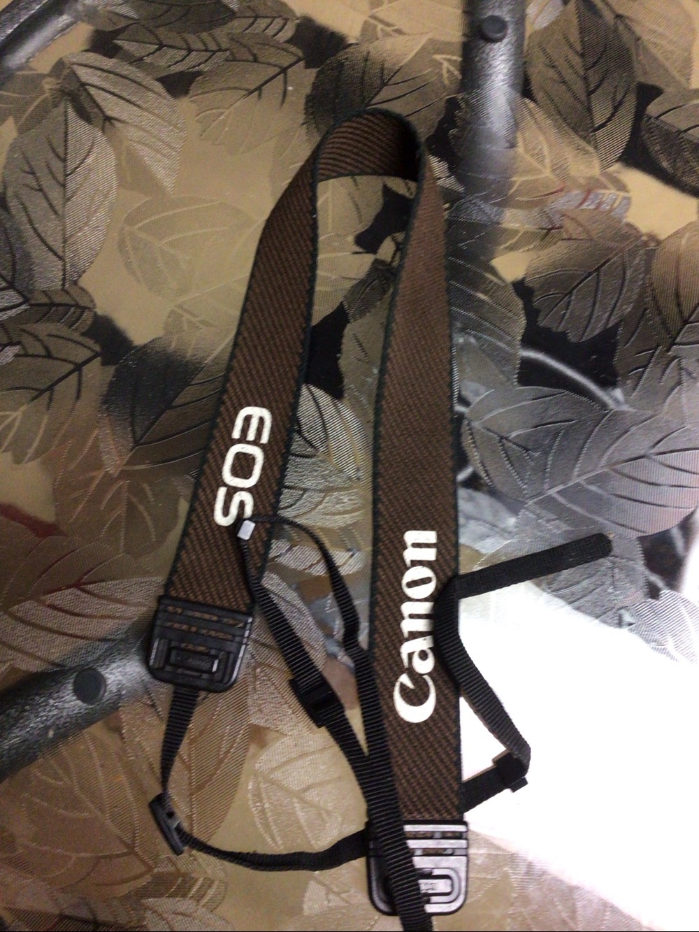 Vintage Canon Camera Strap 1.5" Wide Woven Neck Strap Quality. Mint condition.